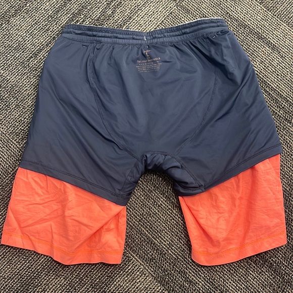 Men’s Birddog athletic shorts “shanty boys” with liner - Size Large (long) 9” - Picture 5 of 6